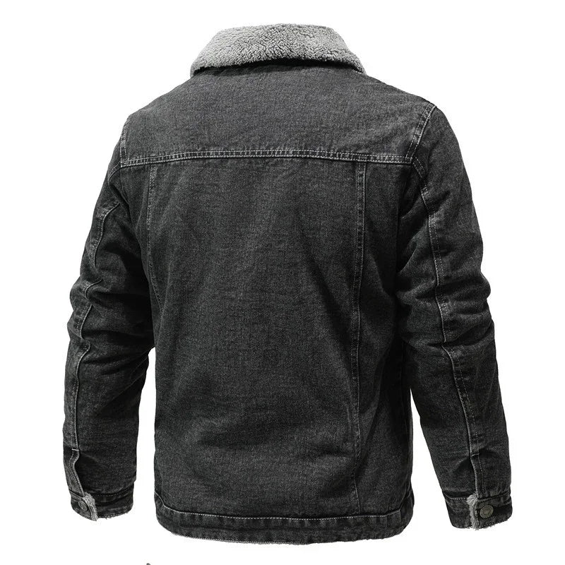 Fleece Lined Denim Jacket