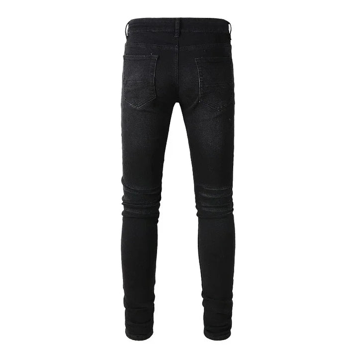Ripped Streetwear Skinny Fit Jeans
